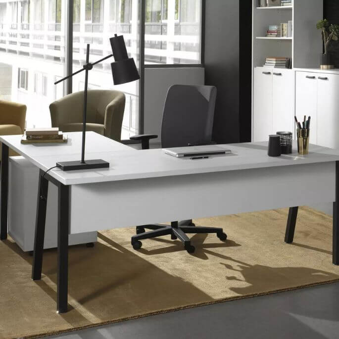 Bureau d'angle contemporain